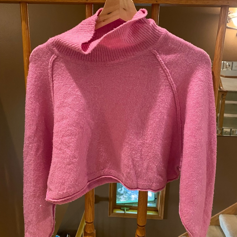 Urban Outfitters Pink Cowl Neck Sweater